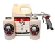 NHOU V3 Clear Standard Economy Undercoating Gun Kit (2 W Quart Bottles)
