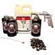 NHOU V3 Clear Pro Undercoating Gun &ndash; 360* Wand Kit (3 B Quart Bottles)
