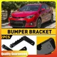 Front Driver & Passenger Bumper Support Bracket Set For 2014-2016 Toyota Corolla