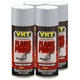 VHT High Temp Paint VHTSP117 (4-PACK); FlameProof Flat Aluminum 1300&deg;-2000&deg;F