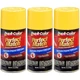 Duplicolor BFM0363 (3-Pack), Perfect Match Aerosol Paint Ford BZ, Chrome Yellow