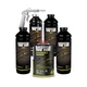 U-POL Raptor Black 0820VG with Spray Gun Bed Liner Kit &ndash; 4 Quarts, 2K Uret