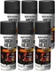 Rust-Oleum 248903-6PK Automotive High Heat Spray Paint, 12 oz, Flat Black, 6 Pac