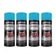 Duplicolor DE1643 Engine Enamel Paint, Torque 'N' Teal, 12 Oz Can 4pc