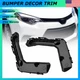 For 2014-2016 Toyota Corolla?Black Bumper Bracket Car Accessories Set of 2
