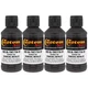3oz Charcoal Metallic Color Urethane Tint Bed Liner Coatings - 4 Pack