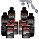 Custom Coat Black 1 Gallon Urethane Spray-On Truck Bed Liner Kit with Spray a...