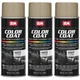 SEM Color Coat Carpet Plastic Vinyl Light Parchment Aerosol 12 oz. 15823, 3 Pack