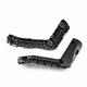New Front Driver & Passenger Side Bumper Bracket Set For 2014-16 Toyota Corolla