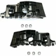 New Front Upper Bumper Cover Retainer Set For 2014-2015 Chevrolet Silverado 1500