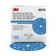 3M Hookit Blue Abrasive Disc 321U Multi-Hole, 36176, 6 6 in diameter, 
