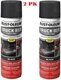 2Pack Rust-Oleum Truck Bed Coating Spray Black Paint, Resistant Scratches ,15OZ