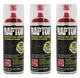 U Pol Products RAPTOR UP4886 2K Bedliner Aerosol, 13.2 oz  Flame Red (3 Pack)