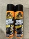 2 Pack Gorilla Tough Undercoating Aerosol Black Spray Durable Protection, 16 oz
