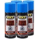VHT High Temp Paint VHTSP134 (4-PACK); Engine Enamel 11oz Ford Light Blue 550&deg;F