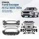 For 2023-2026 Ford Escape Front Bumper Cover Assembly W/Fog Light Air Deflector