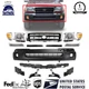Front Bumper Kit + Grille Chrome +Head & Corner Lights For 98-2000 Toyota Tacoma