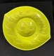 Lime Shaped Serving Dish With Leaf Pattern - Lime Green Color