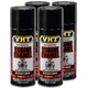 VHT High Temp Paint VHTSP124 (4-PACK); Engine Enamel 11oz Gloss Black 550&deg;F