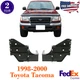 Front Bumper Brackets Set For 1998-2000 Toyota Tacoma 4WD