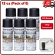 Rust-Oleum 7220830-6PK Stops Rust Textured Spray Paint, Black, 12 oz - 6 Pack