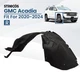 Front Fender Inner Panel For 2020-2023 GMC Acadia Passenger Right Side Black