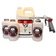 NHOU V3 Clear Standard Economy Undercoating Gun Kit (3 W Quart Bottles)