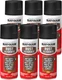 Rust-Oleum 248658-6PK Stops Rust Reformer Spray Paint, 10.25 oz, Black, 6 Pack