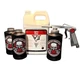 NHOU V3 Clear Standard Economy Undercoating Gun Kit (3 B Quart Bottles)