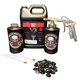 NHOU V3 Black Pro Undercoating Gun &ndash; 2 Wand Kit (2 W Quart Bottles)