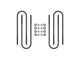 Icon 37001 For 2000-2004 Ford F-250/F-350 Front Semi Round U-Bolt Kit