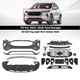 For 2023-2026 Ford Escape Front Bumper Cover Assembly W/Fog Light Air Deflector