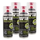 U-POL 4884 Raptor 2K Basalt Gray Spray-On Truck Bedliner Aerosol 4 Pack 13.2 oz