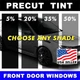Front Kit Precut Window Tint Kit Window Film For 2004-2009 Toyota Sienna