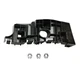 For 2014-2015 Silverado 1500 Front Right Bumper Retainer Black Plastic Q
