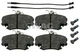 Front Axle SWAG 60 91 6191 Brake Pad Set, Disc Brake for Dacia, Nissan, Rena