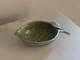 Julia Knight Leaf Dish Lime Green Enamel Aluminum Trinket Bowl Catchall 6&rdquo;