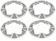 BMW Genuine U11 X1 Style 866 18" Set of 4 OUTER WHEEL HUB CAP COVER 36135A1FC75