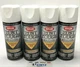 KRYLON 9219-4 PACK FLAT WHITE Rust Tough Protective Enamel - 40% Stronger - 12oz