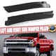 2pcs For Chevrolet Silverado 1500 2016-2018 Front Bumper Body Filler Panel Pair