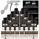 U-POL Raptor Tintable GM White Spray-On Truck Bed Liner Spray Gun, 8 Quarts