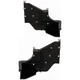 Front Driver & Passenger Bumper Cover Supports for 1998-2000 Toyota Tacoma