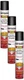 Rust-Oleum 334128 Stops Rust Turbo Spray Paint, 24 Ounce (Pack of 3), Black 
