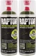 U-Pol Raptor 2K Aerosol Truck Bedliner Protective Coating - Olive Green, 2-Pack