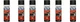 6 Pack Rust Oleum Auto Truck Bed Liner Coating Black Solid Spray Comfort Tip NEW