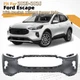 Primed Upper Front Bumper Cover For 2023-2026 Ford Escape Without Sensor Holes