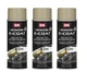 SEM 62253 EZ Coat Tan Direct To Metal Spray Auto Body Paint (3 Pack)