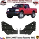 Set of 2 Front Bumper Brackets Kit Side Support For 1998-2000 Toyota Tacoma 4WD