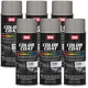 SEM Color Coat Paint Carpet Plastic Vinyl Medium Gray Aerosol 12 oz. 15393, 6 Pk