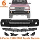 Front Bumper Primed + Brackets & Reinforcement For 1998 - 2000 Toyota Tacoma 4WD